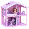 Домик для кукол Анжелика розово-сиреневый арт. 000255 - Интернет-магазин детских товаров Зайка моя Екатеринбург