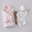 Комплект на выписку 4 предмета KiDi Зайка, розовый, лето - Интернет-магазин детских товаров Зайка моя Екатеринбург