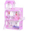 Дом Милана с мебелью бело-розовый арт. 000270 - Интернет-магазин детских товаров Зайка моя Екатеринбург