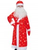 Карнавальный костюм Новый год Дед мороз дет плюш красный, арт. 7001 - Интернет-магазин детских товаров Зайка моя Екатеринбург