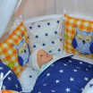 Комплект в прямоугольную кроватку 19 предметов Мудрый Филин - Интернет-магазин детских товаров Зайка моя Екатеринбург