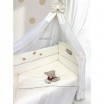 Комплект в кроватку Bombus Мишутка на бревнышке, 6 предметов - Интернет-магазин детских товаров Зайка моя Екатеринбург