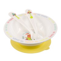 Глубокая тарелка для кормления с присоской Feeding Bowl Happy Baby, арт. 15029y - Интернет-магазин детских товаров Зайка моя Екатеринбург