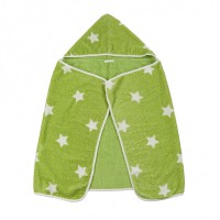 Полотенце с капюшоном Fluffy Green Happy Baby, арт. 34017g - Интернет-магазин детских товаров Зайка моя Екатеринбург