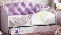 Детская кровать Техномебель Звёздочка с бортиком на щитах - Интернет-магазин детских товаров Зайка моя Екатеринбург