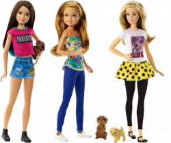 Сестры Barbie с питомцами в ассортименте, Барби, арт. DMB29 - Интернет-магазин детских товаров Зайка моя Екатеринбург
