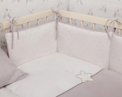 Комплект постельного белья для приставной кроватки Little Star Mini 4 предмета - Интернет-магазин детских товаров Зайка моя Екатеринбург