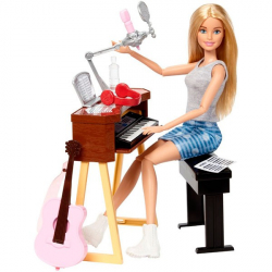 Кукла Barbie Музыкант блондинка арт. FCP73 - Интернет-магазин детских товаров Зайка моя Екатеринбург
