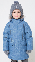 Удлиненная зимняя куртка для мальчика мембрана Crockid арт. ВК 34043/1 УЗ - Интернет-магазин детских товаров Зайка моя Екатеринбург