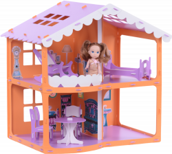 Домик для кукол Дом Анжелика, арт. 000254 - Интернет-магазин детских товаров Зайка моя Екатеринбург