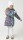 Удлиненная зимняя куртка для девочки мембрана Crockid серый, цветы и ромбы арт. ВК 38055/н/2 ГР - Интернет-магазин детских товаров Зайка моя Екатеринбург