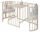 Круглая кроватка-трансформер Сильвия 8 в 1 с продольным маятником МДФ - Интернет-магазин детских товаров Зайка моя Екатеринбург