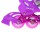 Роликовые коньки раздвижные, Onlitop колёса PU 64 мм, алюминиевая рама, цвет белый/фиолетовый - Интернет-магазин детских товаров Зайка моя Екатеринбург