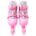 Роликовые коньки раздвижные Onlitop, колеса PVC 64 мм, пластиковая рама, розовый/белый - Интернет-магазин детских товаров Зайка моя Екатеринбург