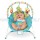 Кресло-качалка Bright Starts с 7-ю мелодиями "Кроха черепашка", голубое. 6954 - Интернет-магазин детских товаров Зайка моя Екатеринбург