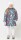 Удлиненная зимняя куртка для девочки мембрана Crockid серый, цветы и ромбы арт. ВК 38055/н/2 ГР - Интернет-магазин детских товаров Зайка моя Екатеринбург
