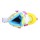 Роликовые коньки раздвижные, yellow/blue. Арт. 123141 - Интернет-магазин детских товаров Зайка моя Екатеринбург