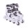 Роликовые коньки раздвижные Onlitop, колеса PVC 64 мм, пластиковая рама, white/black - Интернет-магазин детских товаров Зайка моя Екатеринбург