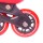 Роликовые коньки раздвижные, Onlitop колеса PVC 64 мм, пластиковая рама, red/black - Интернет-магазин детских товаров Зайка моя Екатеринбург