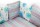 Комплект в прямоугольную кроватку 19 предметов Одуванчик голубой - Интернет-магазин детских товаров Зайка моя Екатеринбург