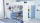 Кровать-чердак Кровать-чердак Polini Simple с письменным столом и шкафом арт. 1447 - Интернет-магазин детских товаров Зайка моя Екатеринбург