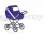 Дождевик Виталфарм со светоотражающей полоской для коляски-люльки  арт. 3231 - Интернет-магазин детских товаров Зайка моя Екатеринбург
