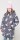 Пальто зимнее, мембрана для девочки Crockid темно-серый, розовые листья арт. ВК 38050/н/1 ГР - Интернет-магазин детских товаров Зайка моя Екатеринбург