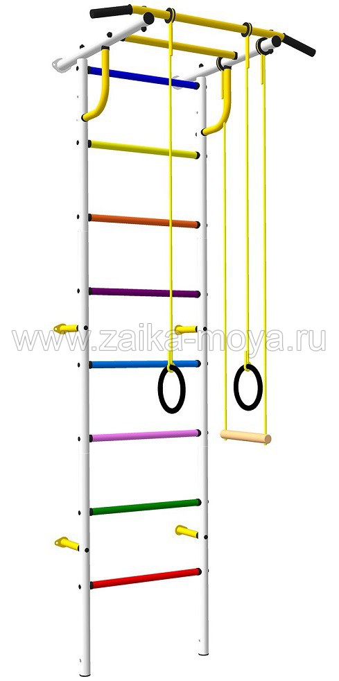 Детский спортивный комплекс 3. Шведская стенка Rokids 3.1 роки-ленд с навесным оборудованием.
