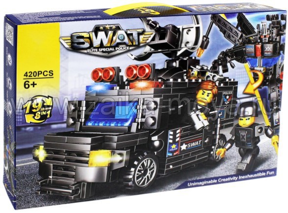 Lego police swat truck on sale