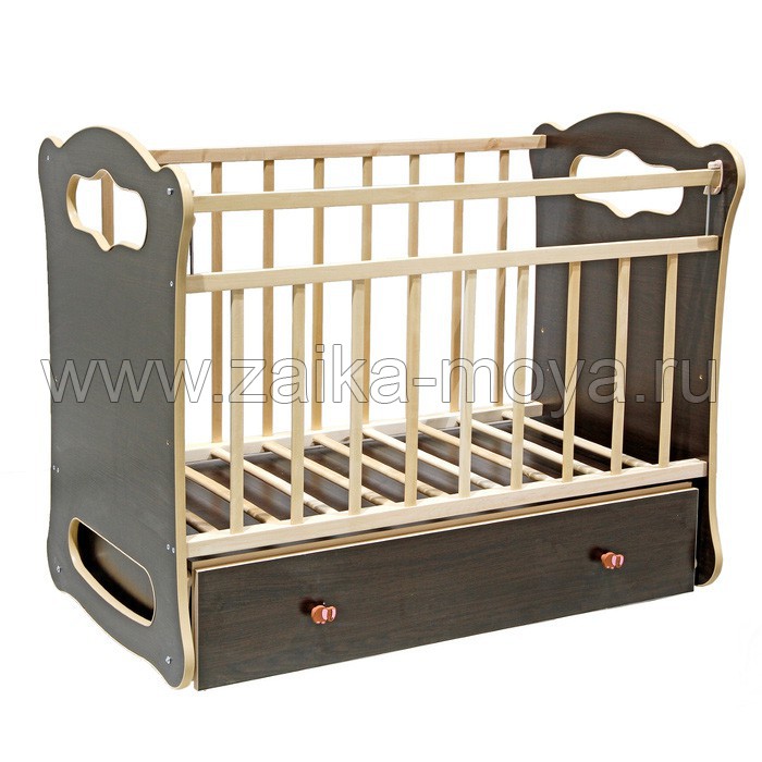Кроватка для новорожденных с маятником и ящиком. Детская кроватка ВДК. Кроватка детская ВДК поперечный маятник. Детская кроватка VDK Orso (маятник поперечный), венге-береза. Кроватка Бьянка с маятником.