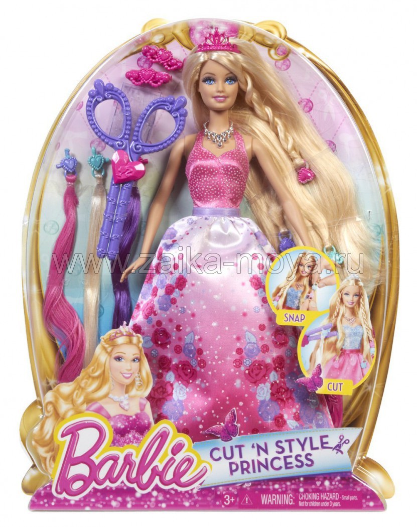 Барби принцесса и прическа barbie барби