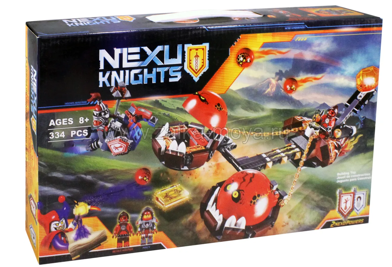 Конструктор Nexo Knights Безумная колесница Укротителя 334 детали арт.  14004 - Интернет-магазин детских товаров Зайка моя Екатеринбург