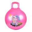 Мяч прыгун Зайка Spring розовый с насосом 38 см, арт. 39 - Интернет-магазин детских товаров Зайка моя Екатеринбург