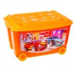Ящик для игрушек Машинки на колёсиках, с крышкой, 50 л арт. 845203 - Интернет-магазин детских товаров Зайка моя Екатеринбург