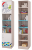 Шкаф для книг с двумя дверками MLK. Детская серия Джимми - Интернет-магазин детских товаров Зайка моя Екатеринбург