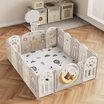 Манеж UNIX Kids DeLuxe Grey (150x180cм) с баскетбольным кольцом и ковриком - Интернет-магазин детских товаров Зайка моя Екатеринбург