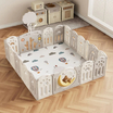 Манеж UNIX Kids DeLuxe Grey (180x200см) с баскетбольным кольцом и ковриком - Интернет-магазин детских товаров Зайка моя Екатеринбург