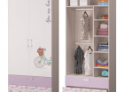 Шкаф для одежды с 2 ящиками MLK. Модульная серия Адель - Интернет-магазин детских товаров Зайка моя Екатеринбург