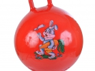 Мяч прыгун Зайка Spring красный с насосом 45 см, арт. 40 - Интернет-магазин детских товаров Зайка моя Екатеринбург