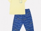Пижама для мальчика бл.желтый+акулы Crockid,арт.К 1525 - Интернет-магазин детских товаров Зайка моя Екатеринбург