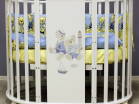 Круглая кроватка-трансформер Incanto Морячки 9 в 1 - Интернет-магазин детских товаров Зайка моя Екатеринбург