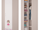Шкаф для белья угловой MLK. Детская серия Адель - Интернет-магазин детских товаров Зайка моя Екатеринбург