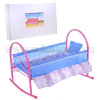 Кроватка-качалка для кукол № 5. Арт. 040714 - Интернет-магазин детских товаров Зайка моя Екатеринбург