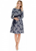 Платье Софора синее кружево для беременных и кормящих, арт. 35588 - Интернет-магазин детских товаров Зайка моя Екатеринбург