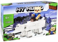 Конструктор My World Minecraft Майнкрафт Полярный Медведь 215 деталей, арт. 63043(215det) - Интернет-магазин детских товаров Зайка моя Екатеринбург