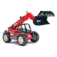 Погрузчик колесный Manitou MLT 633 с телескопическим ковшом Bruder (Брудер) арт. 02-125 - Интернет-магазин детских товаров Зайка моя Екатеринбург