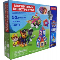 Магнитный конструктор Щенячий патруль Paw Patrol 83 детали арт. LQ620 - Интернет-магазин детских товаров Зайка моя Екатеринбург