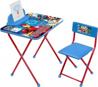 Набор детской мебели Nika Disney Мстители Железный человек, стол, стул твердый, арт.Д2А - Интернет-магазин детских товаров Зайка моя Екатеринбург