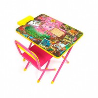 Набор детской мебели Дэми 2 Феи складной, цвет розовый - Интернет-магазин детских товаров Зайка моя Екатеринбург