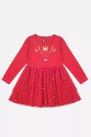 Платье для девочки красный Crockid, арт. К 5482 - Интернет-магазин детских товаров Зайка моя Екатеринбург